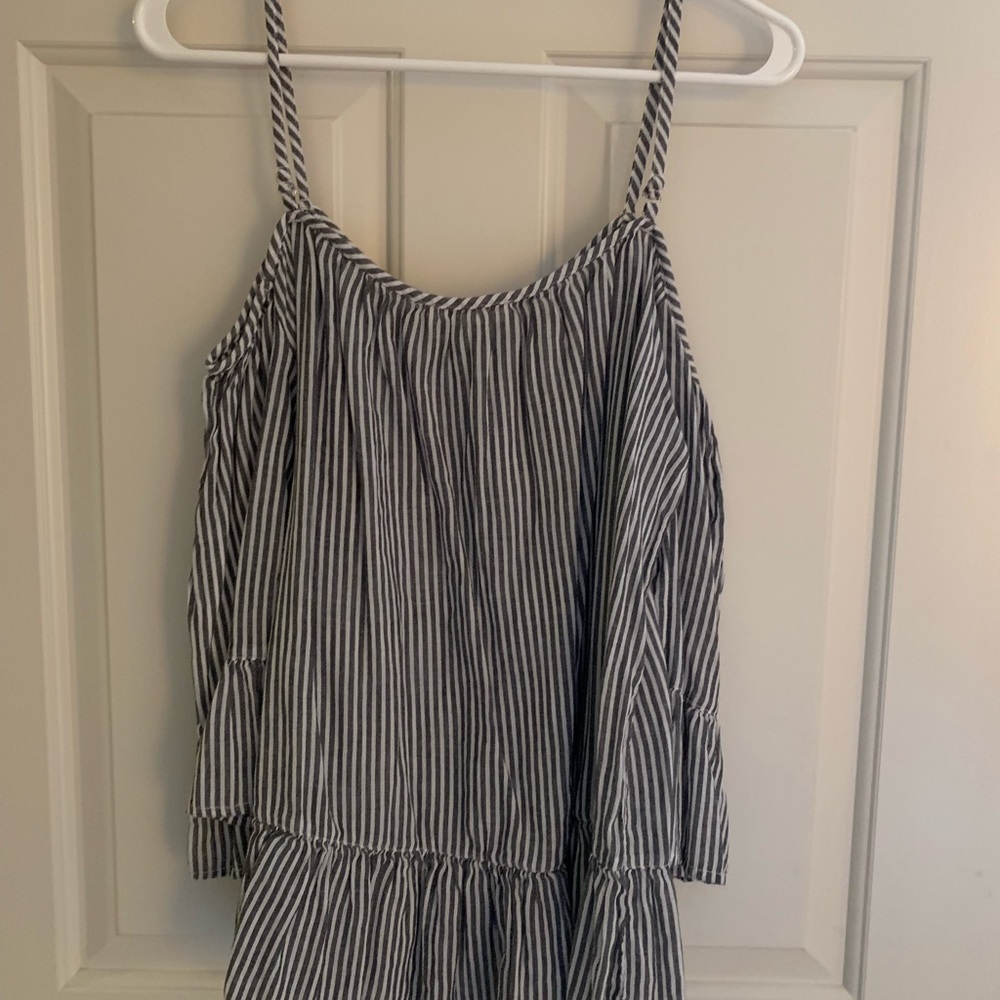 Women’s striped off the shoulder top